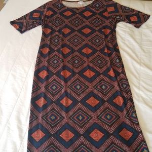 LuLaRoe Julia Dress, size 2XL (XXL)